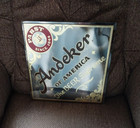 Pabst Andeker Of America Beer Supreme Mirror Sign 12  Square Or Diamomd