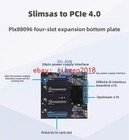 External Pci-e Plx88096 Pcie-4 0 Expansion Quad Card Gpu Sff-8654 To 4 pcie