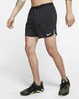 New Mens S M Xl 2xl Nike Flex Stride Running Shorts 5  2in1 Black Silver Cj5453