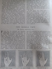 Gipsy Palmistry Real Or Fraud Rare Old Antique Illustrated Article 1903