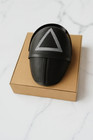 Squid Game Guard Mask Triangle Replica 1 1 Retractable A  Quality