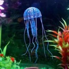 Small Silicone Artificial Fake Jellyfish Ornament Decoration For Aquarium Fish