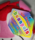 Kellytoy The Original Beanpals Round Red Pink Tiger Plush Stuffed Animal 4 