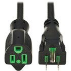 Tripp Lite Safe-it Medical Hospital-grade 5-15p-hg To 5-15r-hg Power Cord  Green