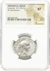 Caracalla 198-217 Ad Ngc Xf Roman Empire Phoenicia Sidon Tetradrachm Silver Coin
