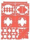 Scrap Die Cut German Dresden Orange Paper Embellishments Victorian Crafts