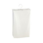  148 Hanging Cotton Canvas Laundry Hamper Bag   6  X 16  X 27   length X White