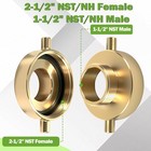 Springspray 2-1 2  Nst  nh  Female X 2-1 2 nh X 1-1 2 nh Male  Brass 