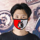 5 Pcs Danganronpa Monokuma Black White Bear Half Face Cotton Masks Mouth Cover