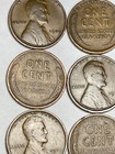 1909 p  Lincoln Wheat Cent Penny Roll  50 Coins   fine  Condition