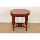Baker Furniture Federal Cherry Wood Tea Table Or Occasional Side Table