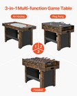 Vevor 54  Air Hockey Table 3-in-1 Air Powered Combo Table Hockey Ping Pong