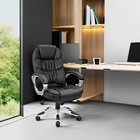 Office Chair High Back Computer Desk Chair  Pu Leather Adjustable Height Modern