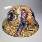 Full Brim Hard Hat Custom Hydro Dipped We The People Eagles Constitution Sick