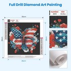 4th Of July Diamond Art Kits For Adults  Independence Day Diamond Painting Butte