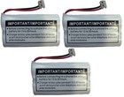 New Genuine Uniden Bt1007 Nimh Rechargeable Cordless Telephone Battery  3-pack  