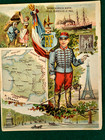 1890s Lot Of 3-victorian Trade Cards  Nordeen Kaffe  Woolson Spice  Mclaughlin