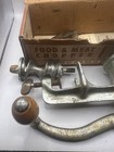 Vintage Universal Food And Meat Chopper No  1551 With Original Box Climax 51