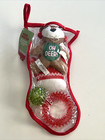 More   Merrier Christmas Stocking Dog Pre Stuffed Toy Set New