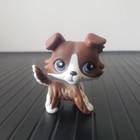 Littlest Pet Shop Collection Rare Brown Collie With Purple Eyes Puzzle  no Lps