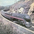 Vtg Norfolk   Western Rw 609 Pocahontas Train 9x6 Photo Postcard Vanishing Vista