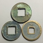 Lot Of 3 China Han Dynasty Wuzhu  And Tang Dynasty Kaiyuan 1 Cash Coins