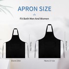 8 12 24 Pack Plain Bib Aprons Bulk  Black Commercial Apron With 2 Pockets  Unise