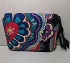 Vera Bradley Zip Cc   License Rfid  Wallet Colorful Floral Retired 4   x3     358 