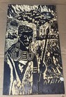 Vintage Double Sided Wood Hand Carved Panel Shepard X Tribal Chief Duality