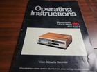 Vtg Panasonic Vhs Omnivision Vcr Powers On Untested  W manual 