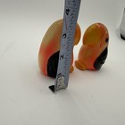 Vtg Mid Century l Modern Ceramic Pink Tropical Bird Salt  Pepper Shakers