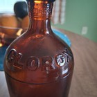 Rare 1931 Clorox Bleach Brown Glass Bottle  16 Oz 