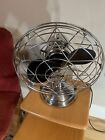 Antique vintage Fresh   nd Aire 3 Speed Model 14    mickey Mouse    Chrome Fan Rare 