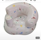 Inflatable Baby Chair  Animal Heart Floral Patterns  Cup Holder  49x49x35cm