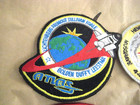 Vintage Nasa Space Shuttle Mission Patches Lot Of 4 Embroidered Very Good Cond 