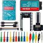 Logic Analyzer Kit  8 Channel 24mhz Usb With Breakout Boards