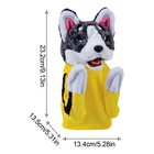 2024 Plush Husky Vocal Hand Puppet Battle Interactive Toy Funny Boxing Dog Doll