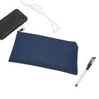 Dalix Zipper Bank Deposit Money Bags Cash Coin Pouch 6 Pack In Navy Blue