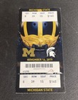 2019 Michigan Wolverines Vs Michigan State Spartans Football Ticket Stub Nice