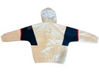 Adidas Men s Hooded Full Zip Colorblock Windbreaker Jacket White blue red M