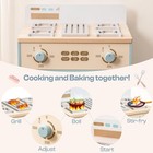 Robud Wooden Cooking Set - Pretend Play Toy Oven Kitchen For Kids Gifts