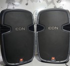 Pair Jbl Eon515 Powered Pa Speakers 15  450w Active Portable Dj Fully Tested