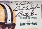 Bart Star Green Bay Packers Signed 16x20 Poster Photo Jsa Authenticated Dmg