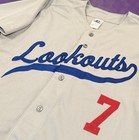 Game Used worn Chattanooga Lookouts Milb la Dodgers Mlb   7 Russell Jersey Large
