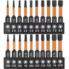 Impact Hex Head Allen Wrench Drill Bit Set Metric Sae Magnetic Tips Tool-20pcs