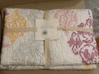 New Pottery Barn Kids Baby Cassandra Belgian Linen Crib Quilt Beautiful