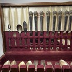 1847 Rogers Bros Eternally Yours Silver Plate Silverware Boxed Set 64 Pc Vintage