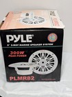 Pyle Plmr82 2 Way Marine Boat Speakers System 300 Watt Peak Power  New Open Box