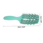 Tangle Hair Brush Paddle Detangler For All Hair Types Blue