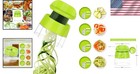 Lightweight Vegetable Spiralizer With 4 Stainless Steel Blades - Save Space